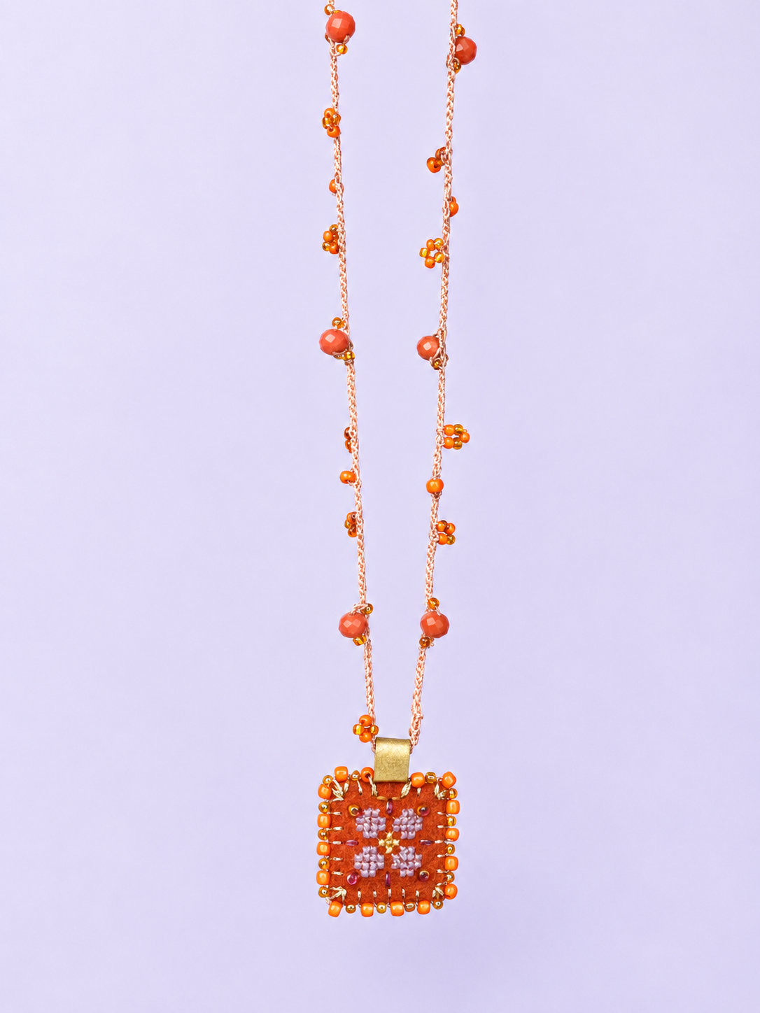 Square Pendant Necklace
